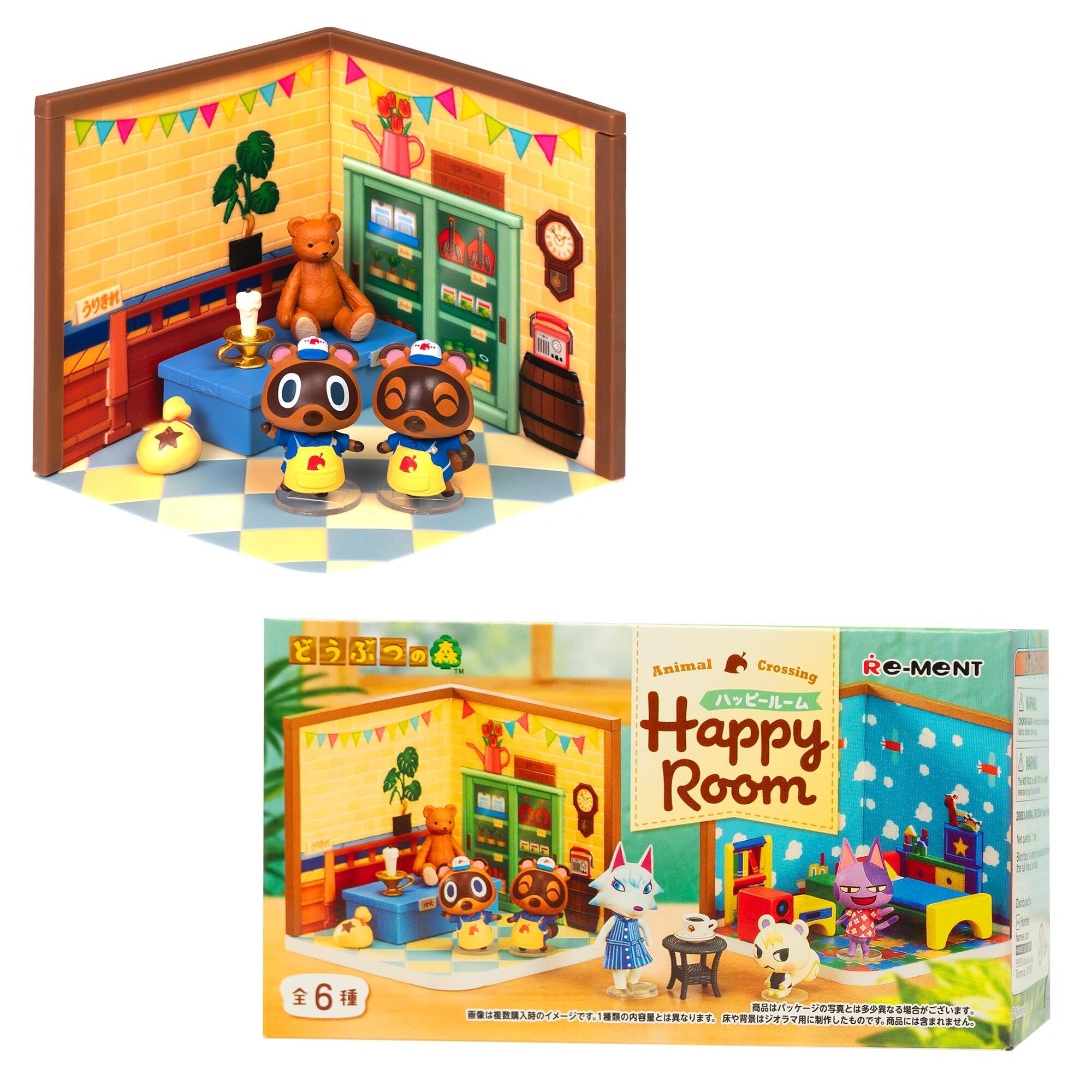 Hamee RE-MENT Animal Crossing Blind Box Diorama Mini Collectible Figure - Animal Crossing Happy Room (1 Pc)