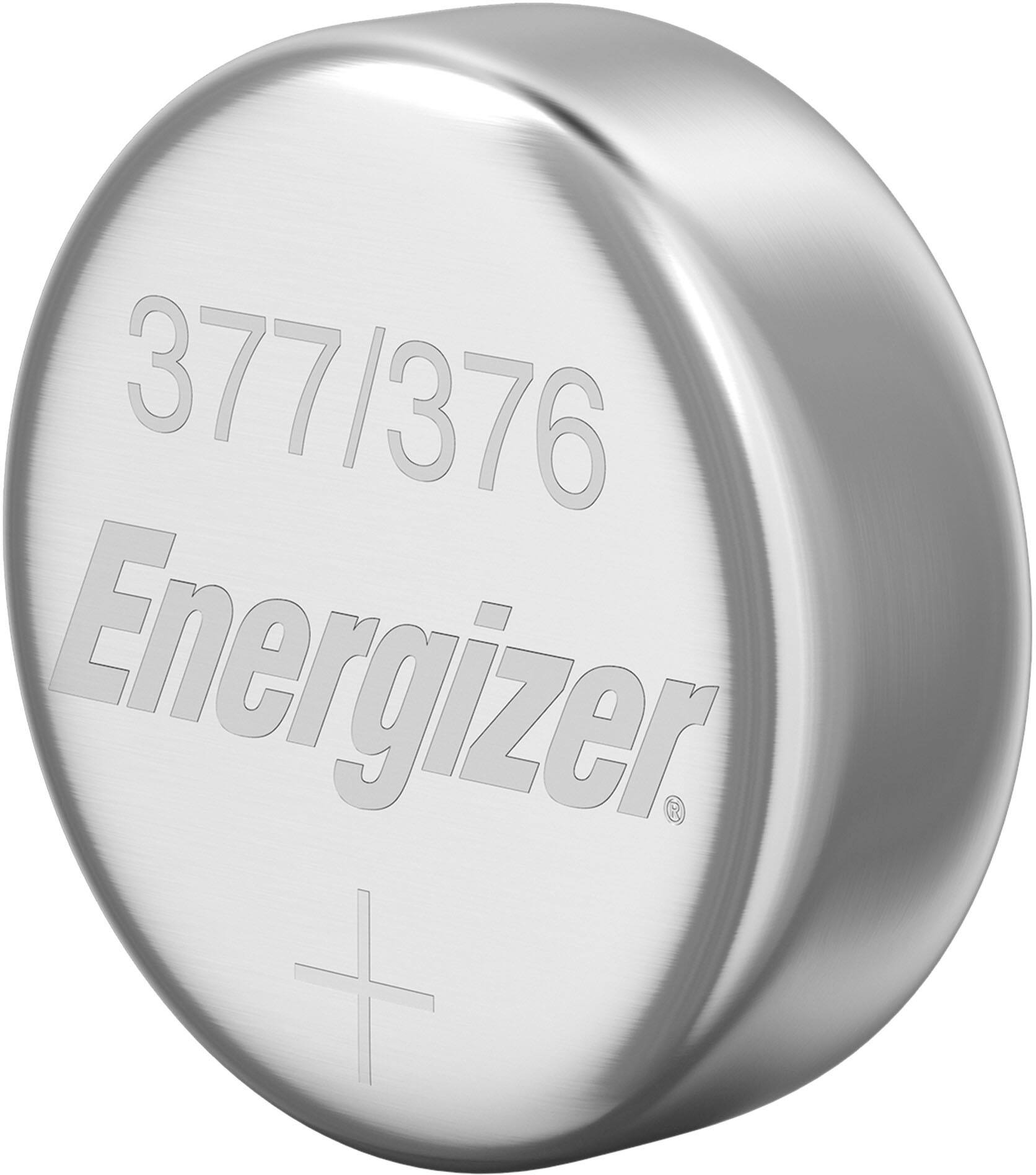 Alt View 11. Energizer - 377 Batteries (1 Pack), Silver Oxide Button Cell Batteries - Silver.