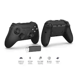 Dobe - TYX-3618B Steam Controller, Wireless Gaming Controller for Steam/Steam Deck/PC Windows/Laptop/PS3 - Black