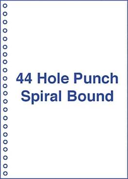 Alliance - 8.5" x 11" 44-Hole Pre-Punched Copy Paper, 20 lbs., 92 Brightness, 500 Sheets/Ream (30774) - White