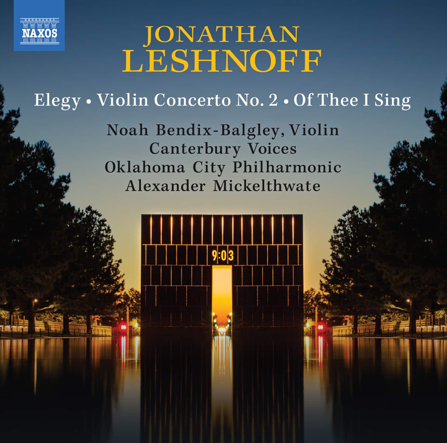Noah Bendix-Balgley - Elegy Violin Concerto No. 2 Of Thee I Sing   - COMPACT DISCS [CD] price history on PriceWatchPro