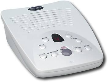 Angle Standard. AT&T - Digital Answering System - White.