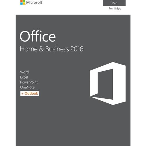 Microsoft - Office Home & Business 2016 for Mac, 1 Mac (Product Key Card)-Front_Standard 