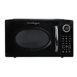 Nostalgia - Retro 1.1 cu. ft. 1000 - Watt Countertop Microwave - Black