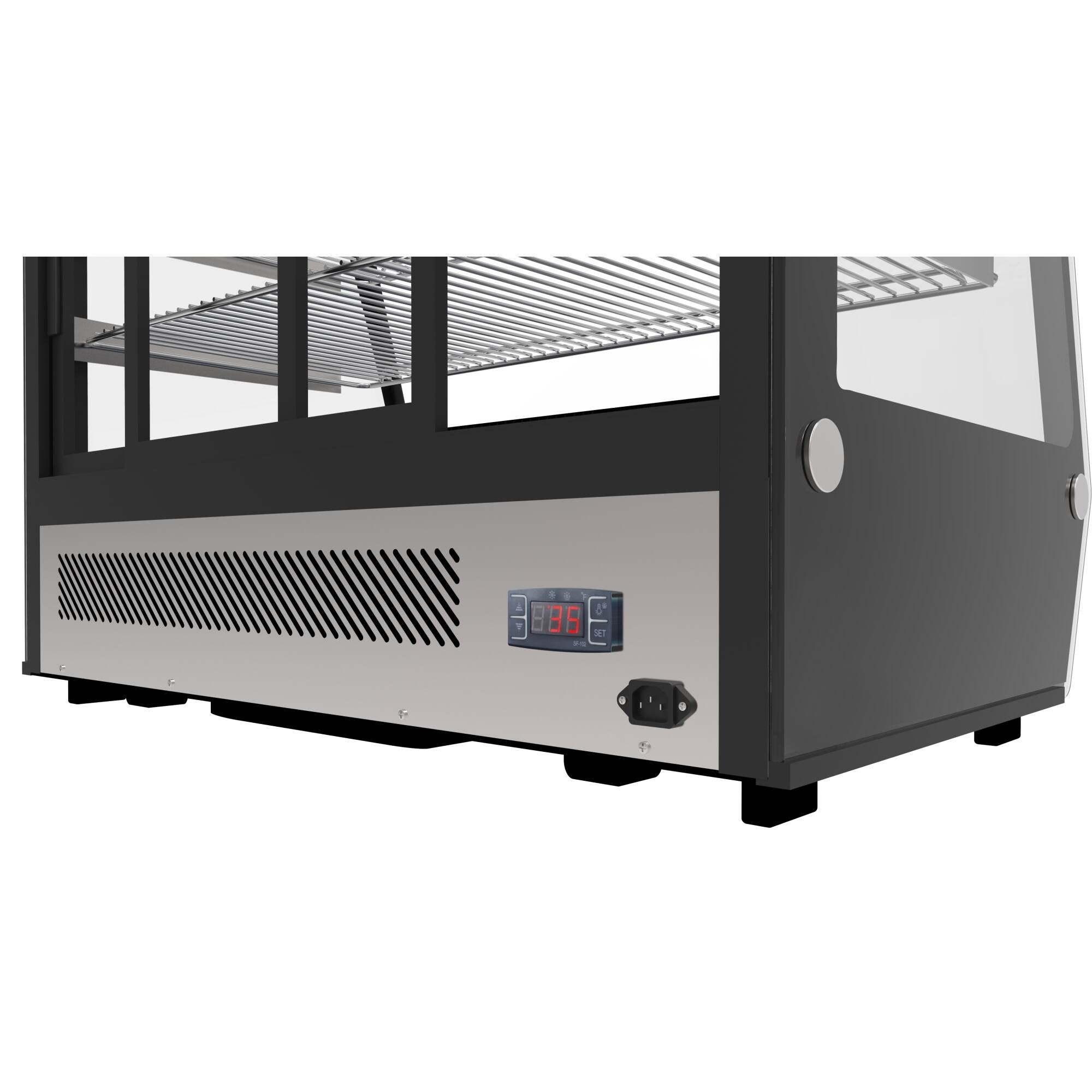 Alt View 6. Koolmore - 35 in. Countertop Display Refrigerator - 5.6 Cu Ft. CDC-5C-BK - Black.