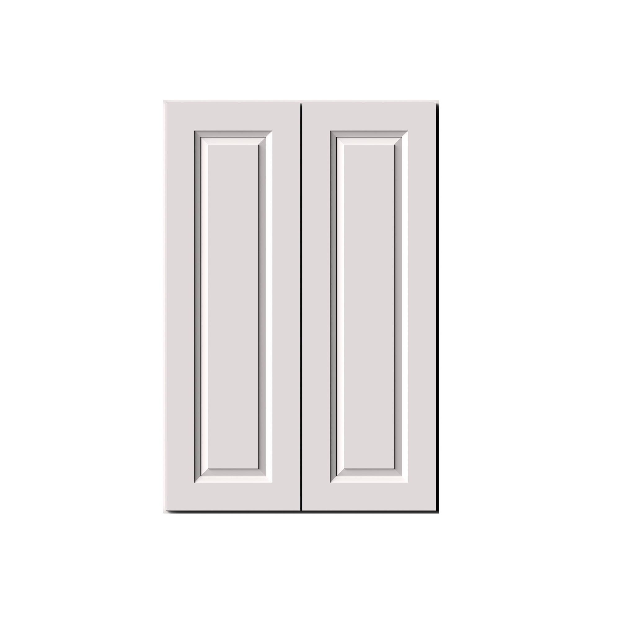 Alt View 1. Boyel Living - 24-in W x 36-in H x 12-in D Shaker RTA Kitchen Wall Cabinet with Soft-Close Doors - Glacier White.