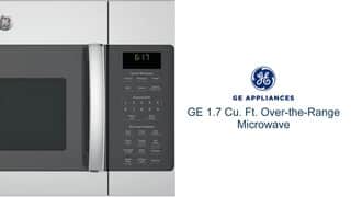 Features: GE 1.7 Cu. Ft. Over-the-Range Microwave