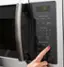 Alt View 11. GE - 1.7 Cu. Ft. Over-the-Range Microwave - Stainless steel.
