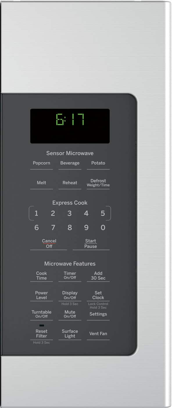 Alt View 1. GE - 1.7 Cu. Ft. Over-the-Range Microwave - Stainless steel.