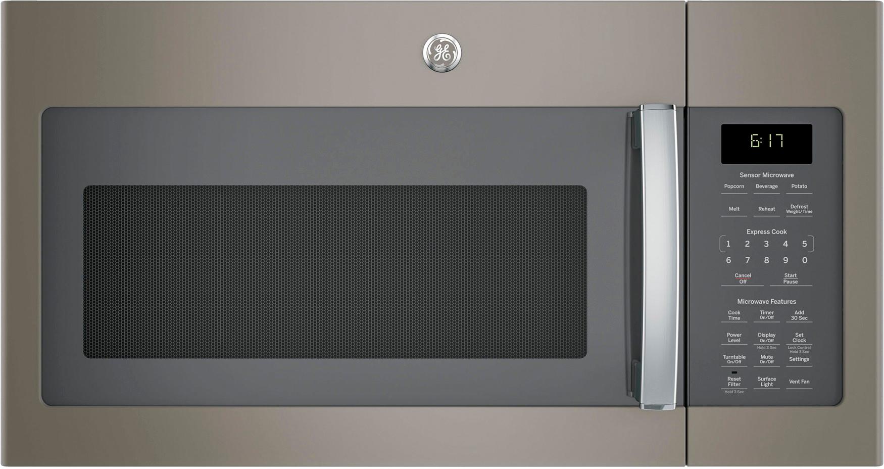 Ge 1 7 Cu Ft Over The Range Microwave Slate Jvm6175ekes Best Buy