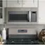 Alt View 12. GE - 1.7 Cu. Ft. Over-the-Range Microwave - Slate.