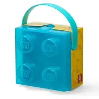 Room Copenhagen - LEGO Storage case/Lunch Box with Handle - Translucent Light Blue - Front_Zoom