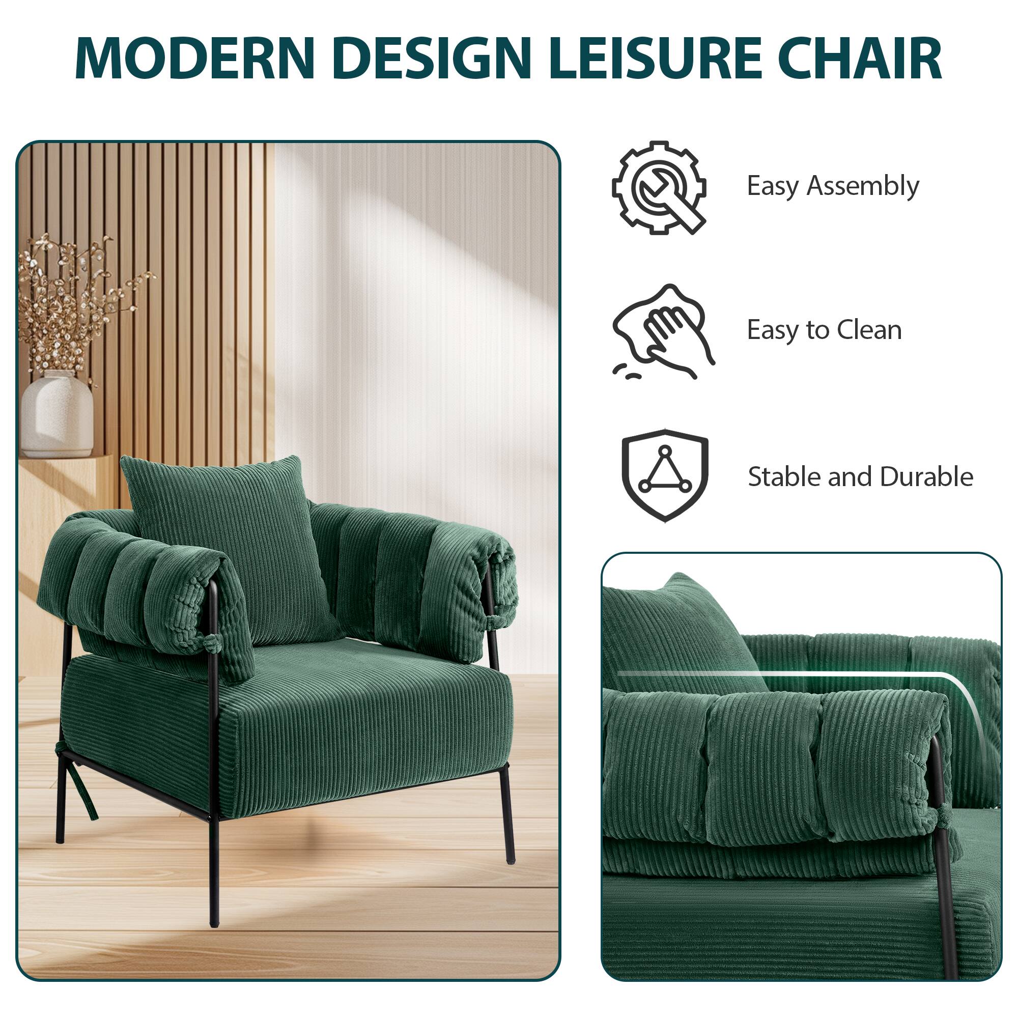 MODERN DESIGN LEISURE CHAIR

- Easy Assembly
- Easy to Clean
- Stable and Durable