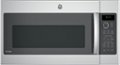 Front Zoom. GE Profile - 1.7 Cu. Ft. Convection Over-the-Range Microwave with Sensor Cooking - Stainless steel.