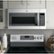 Alt View Zoom 19. GE Profile - 1.7 Cu. Ft. Convection Over-the-Range Microwave with Sensor Cooking - Stainless steel.