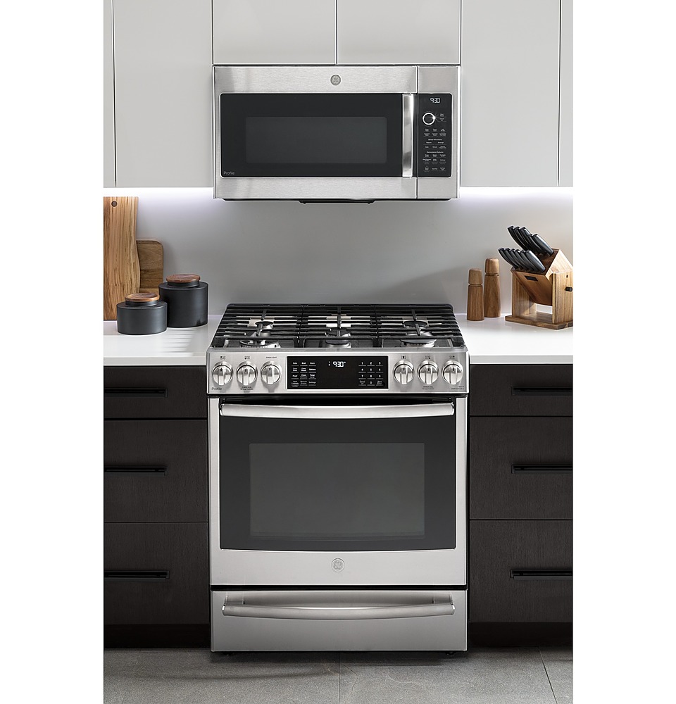 GE Profile - PVM9179BRTS - GE Profile™ 1.7 Cu. Ft. Convection Over