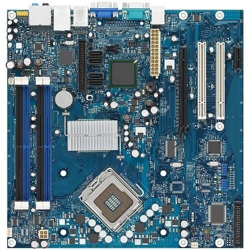 Front Standard. Intel - Desktop Motherboard Chipset - Socket T LGA-775 - 10 x Bulk Pack.