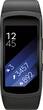 Samsung - Gear Fit2 Fitness Watch + Heart Rate (Large) - Black - Larger Front