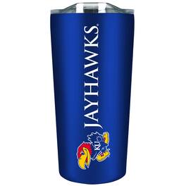 The Fanatic Group - Kansas Jayhawks 18oz. Stainless Soft Touch Tumbler - Multicolor