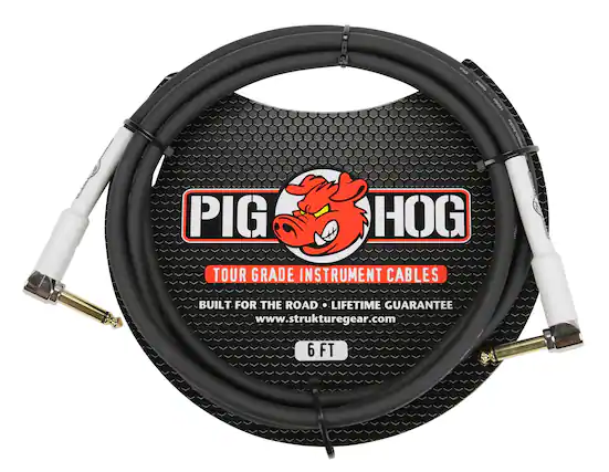 PIG HOG
HIGH PERFORMANCE TOUR GRADE INSTRUMENT CABLES
BUILT FOR THE ROAD
LIFETIME GUARANTEE
www.strukturegear.com
6 FT