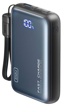 Cable (OI CUMS OUTS ON5n21O OUrS: OUT? OUT2 PE Co IN/OUT 59 00% % G AINI INIU BY CHARGE DESIGNED FAST POWERBANK