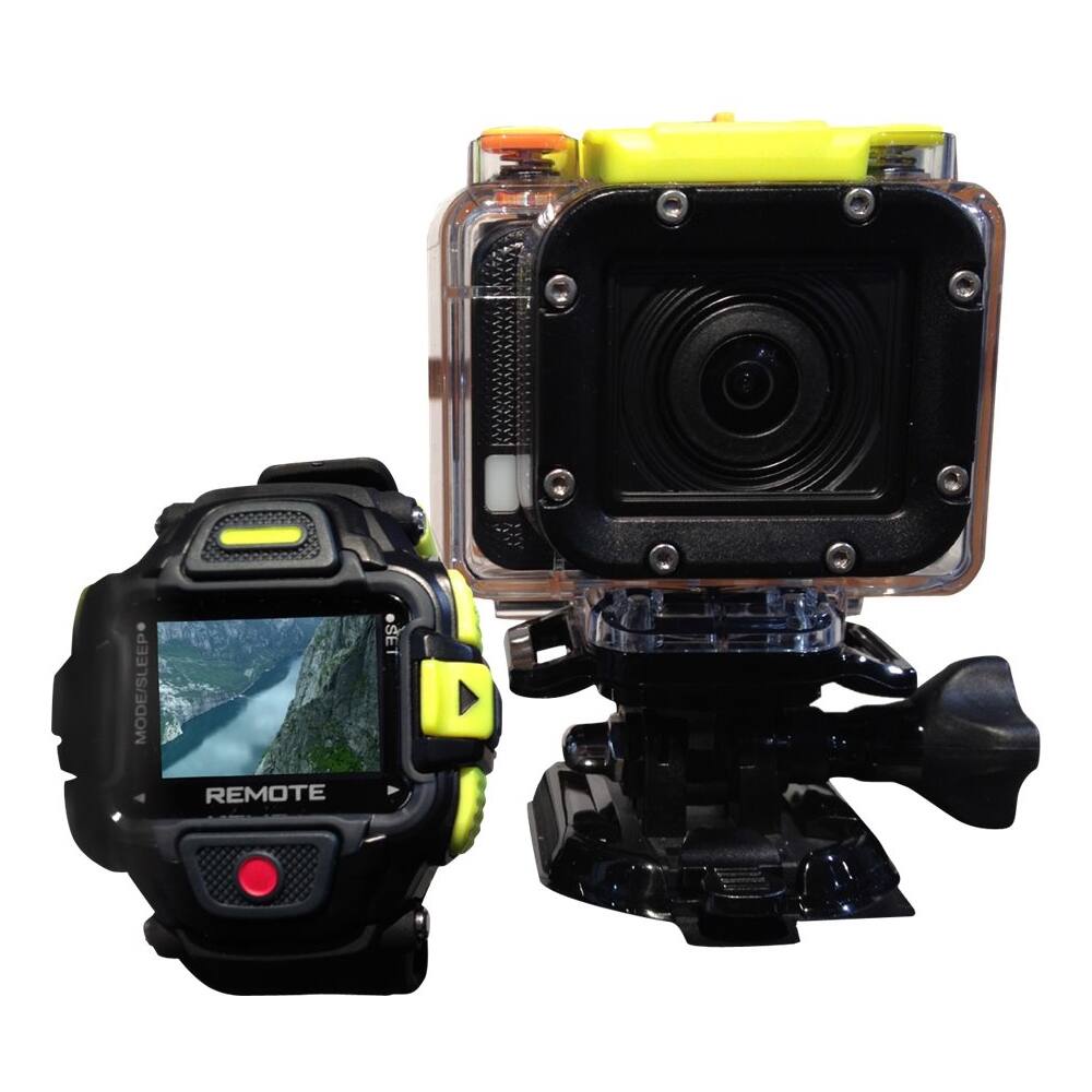 Angle. HP - Ac300w HD Waterproof Action Camera - Black.