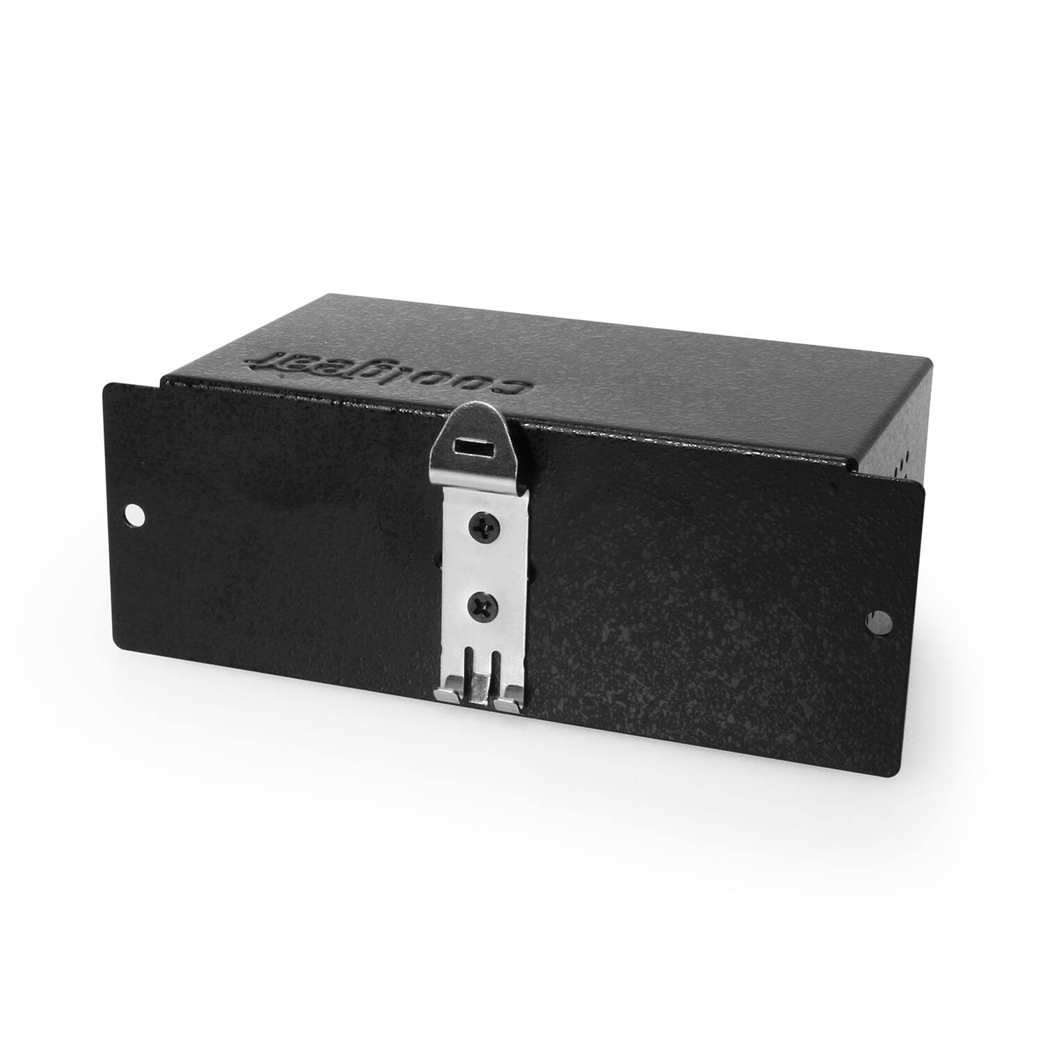 Alt View 2. Coolgear - 16-Port USB Hub - Compact Design - USB Type-A - Screw Lock Compatible - 5Gbps - Ready to Mount on Surface or DIN Rail - Black.