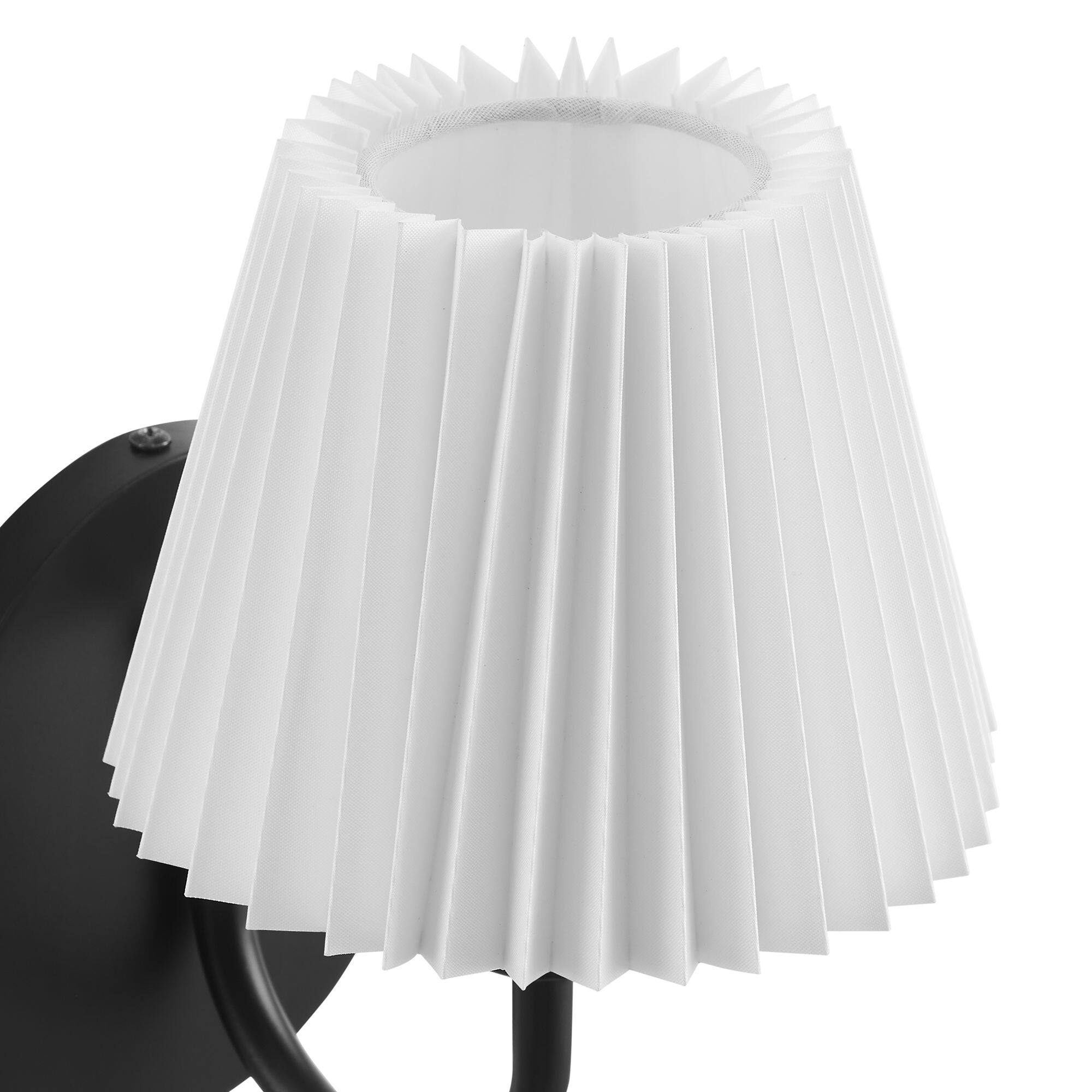 Alt View 5. Modway - Wave Wall Sconce by Modway - Black.