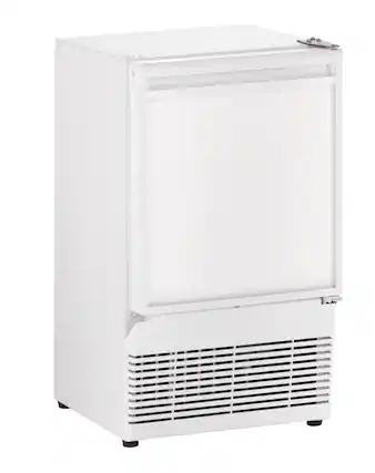 Angle. U-Line - 14" 23-lb Ice Maker - White.