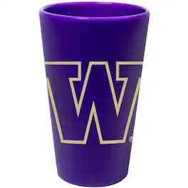WinCraft - Washington Huskies 16oz. Silicone Pint Glass - Multicolor