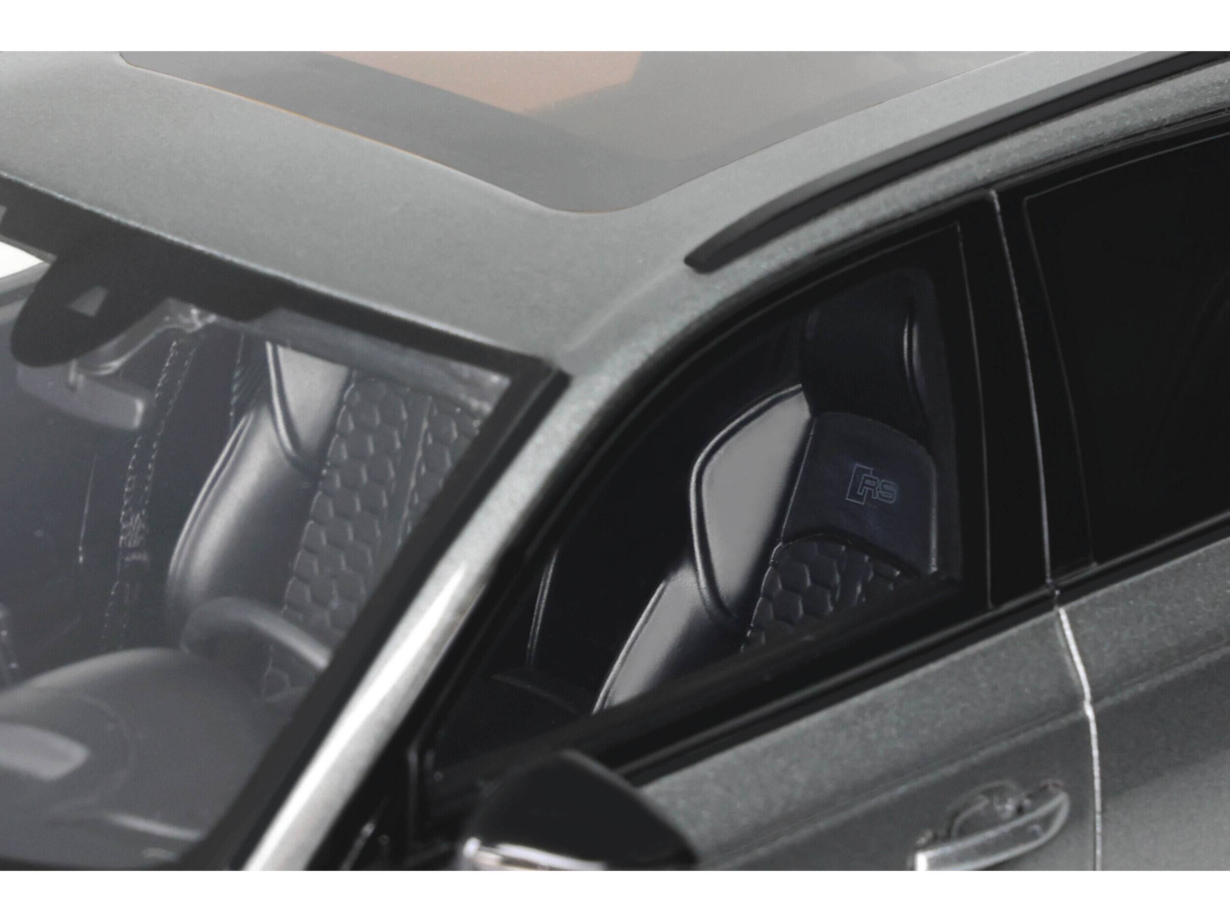 Left. GT Spirit - Audi RS 4 Competition Gray Metallic 1/18 Model Car by GT Spirit - Gray Metallic.