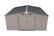 Alt View 5. Mondawe - 10x12 FT Outdoor Storage Shed with Color Steel Plate and Two Daylight Windows - Brown.