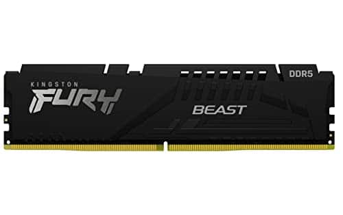 Kingston - FURY Beast 16GB DDR5 SDRAM Memory Module - Black