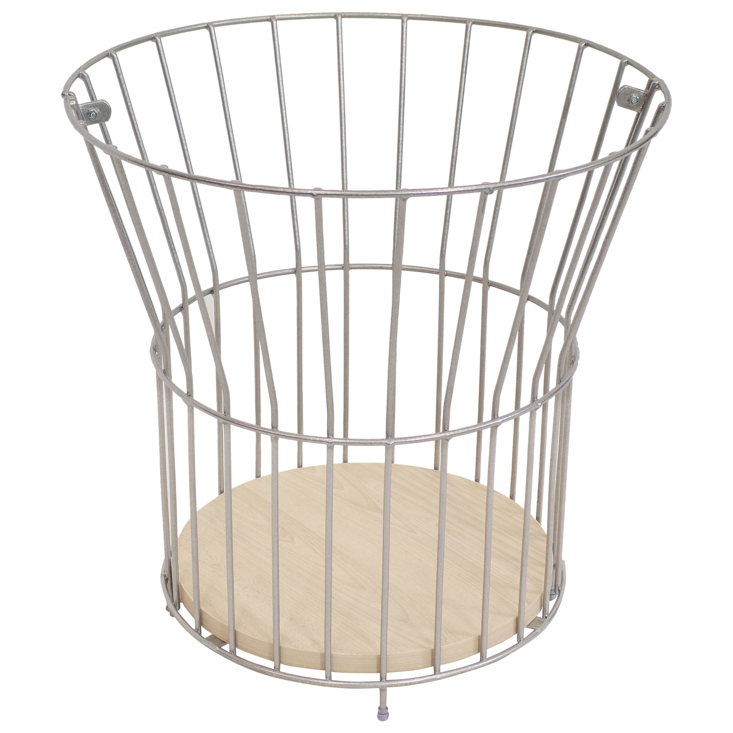 Alt View 8. Sunnydaze - Wire Pedestal End Table with MDF Pull-Open Tabletop - Cream.