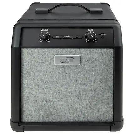 VOLUME
BASS
LINE IN
iLIVE