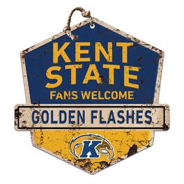 Jardine - Kent State Golden Flashes Fans Welcome Sign - Blue