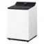 Back. LG - 5.5 Cu. Ft. High Efficiency Smart Top Load Washer with EasyUnload - Alpine White.