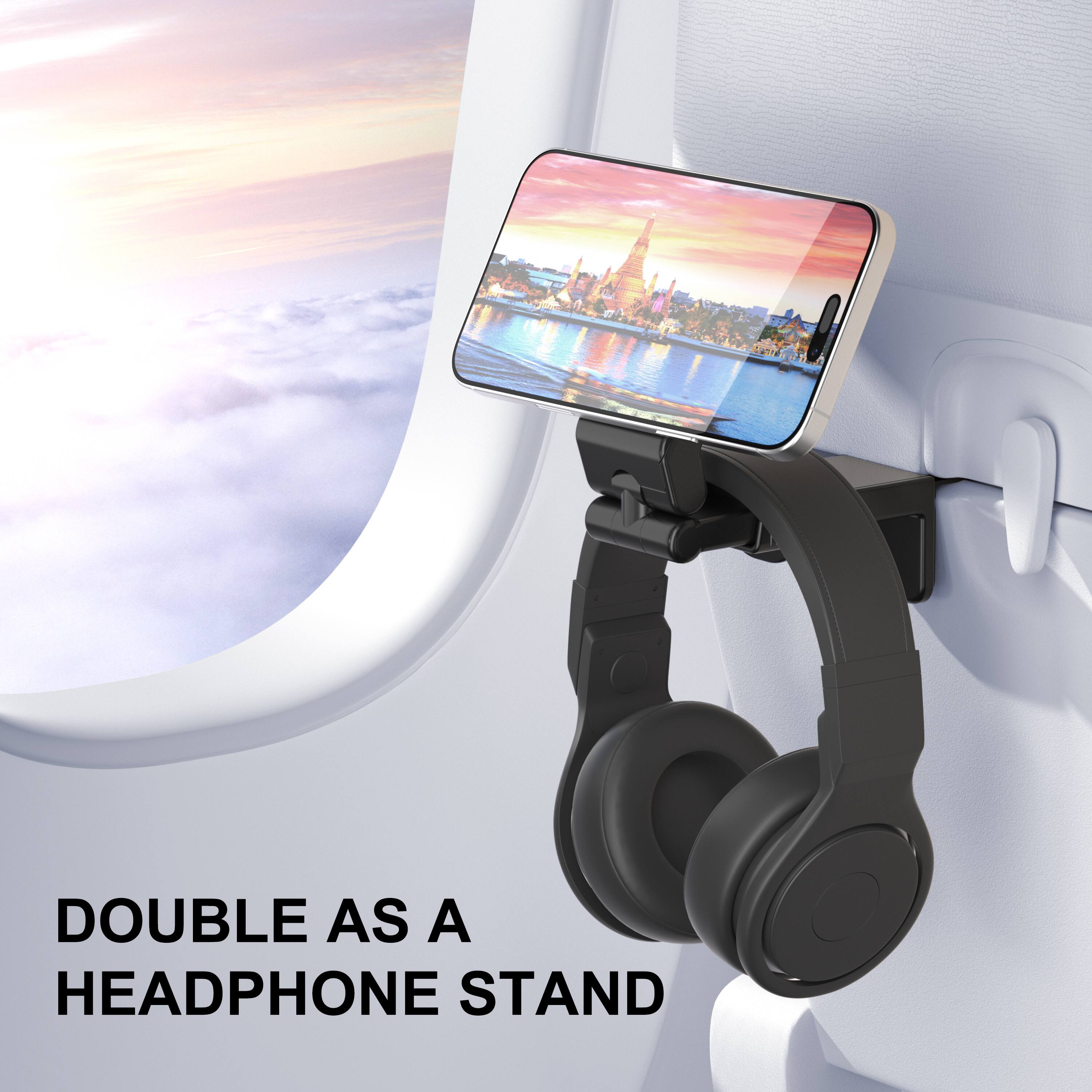 DOUBLE AS A HEADPHONE STAND