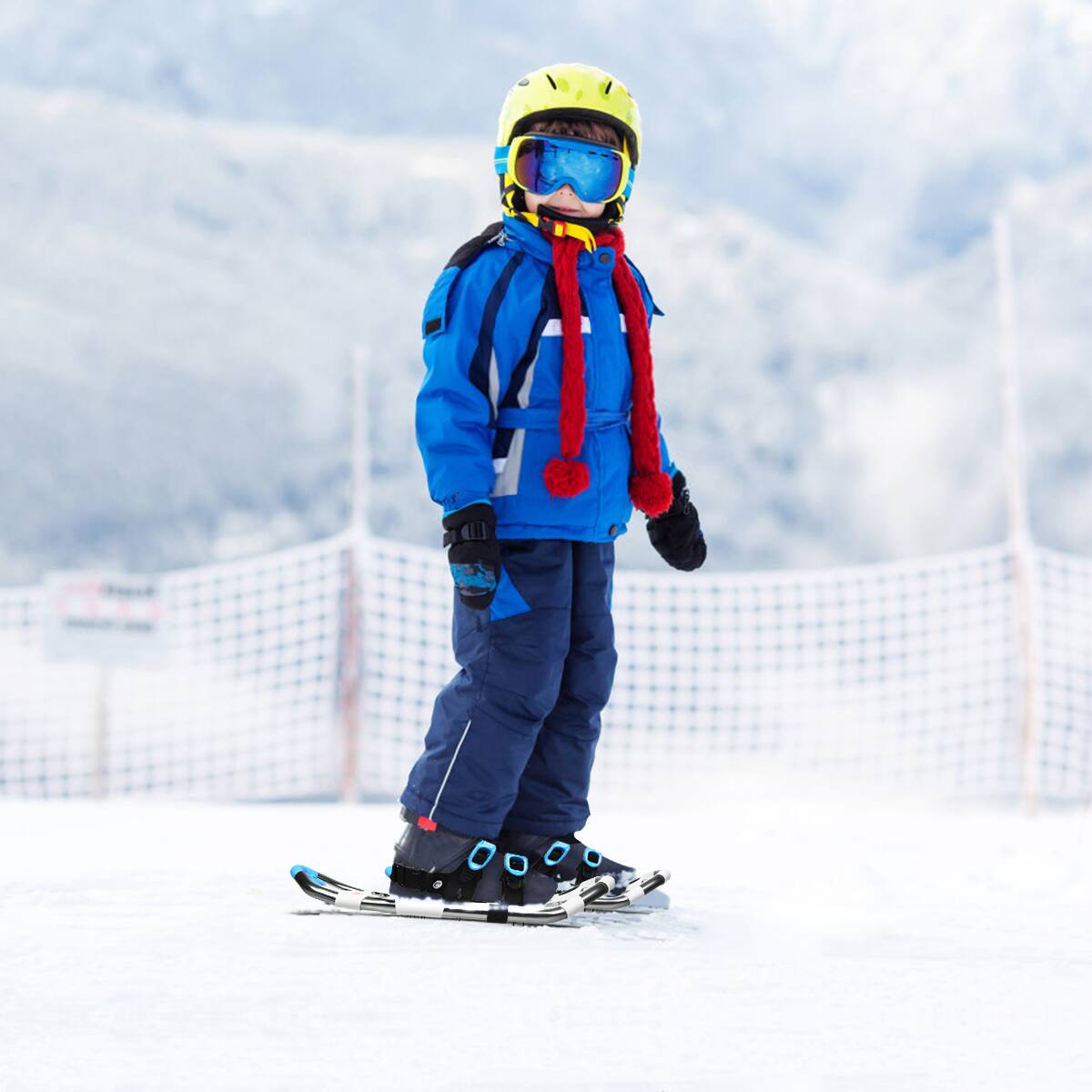 Alt View 17. Costway - Costway Goplus 21'' All Terrain Snow Shoes Lightweight Aluminum - Black, White, Blue.