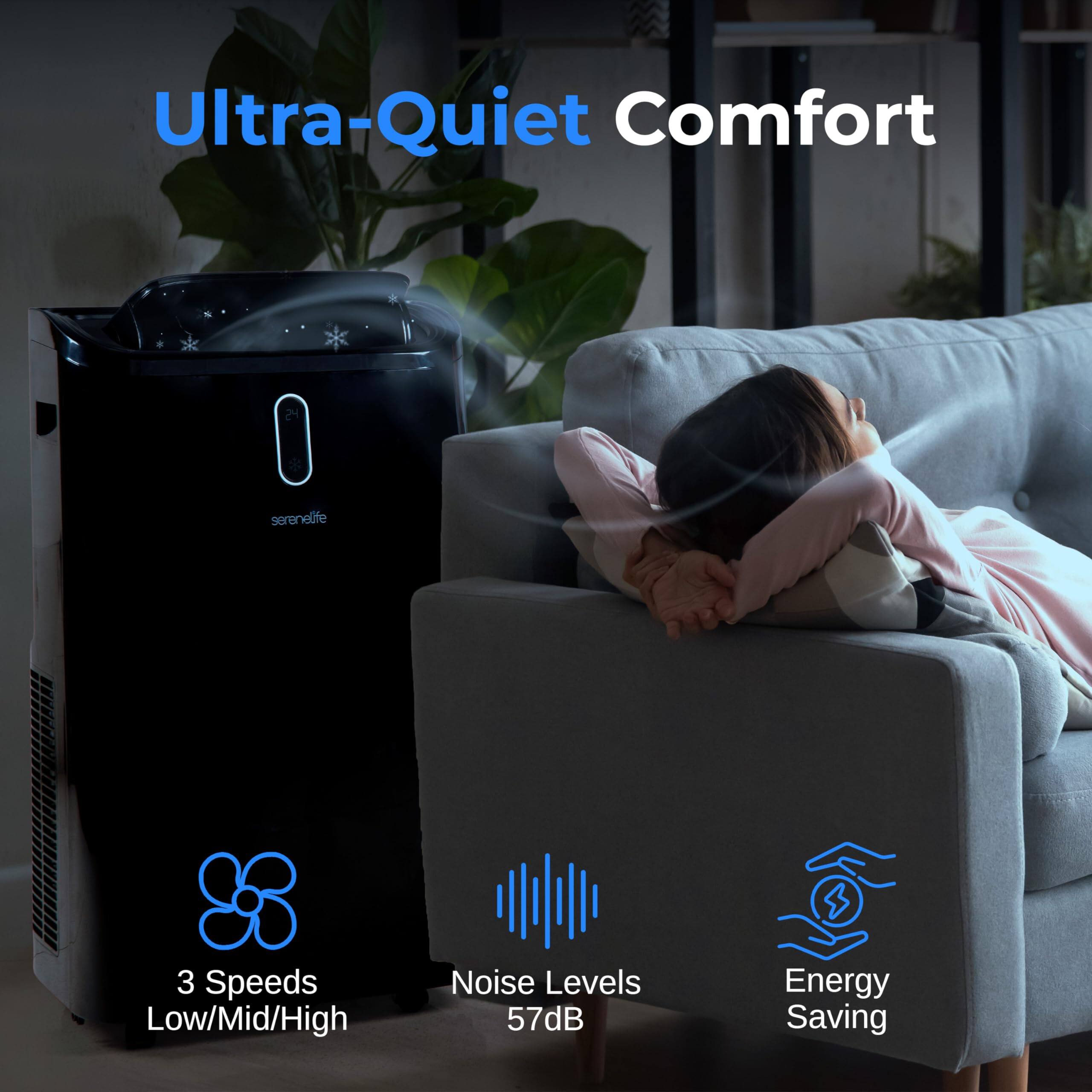 Ultra-Quiet Comfort

3 Speeds Low/Mid/High  
Noise Levels 57dB  
Energy Saving