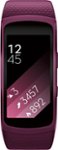 Front Zoom. Samsung - Gear Fit2 Fitness Watch + Heart Rate (Large) - Pink.