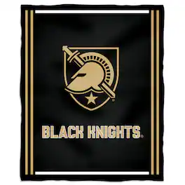 Vive La Fete - Army Black Knights 36'' x 48'' Children's Mascot Plush Blanket - Multicolor