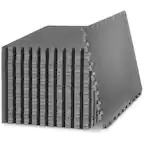 Front. ProsourceFit - ProsourceFit Weaved Pattern Exercise Puzzle Mat 3/4-in, 96 Sq Ft - 24 Tiles - Grey.