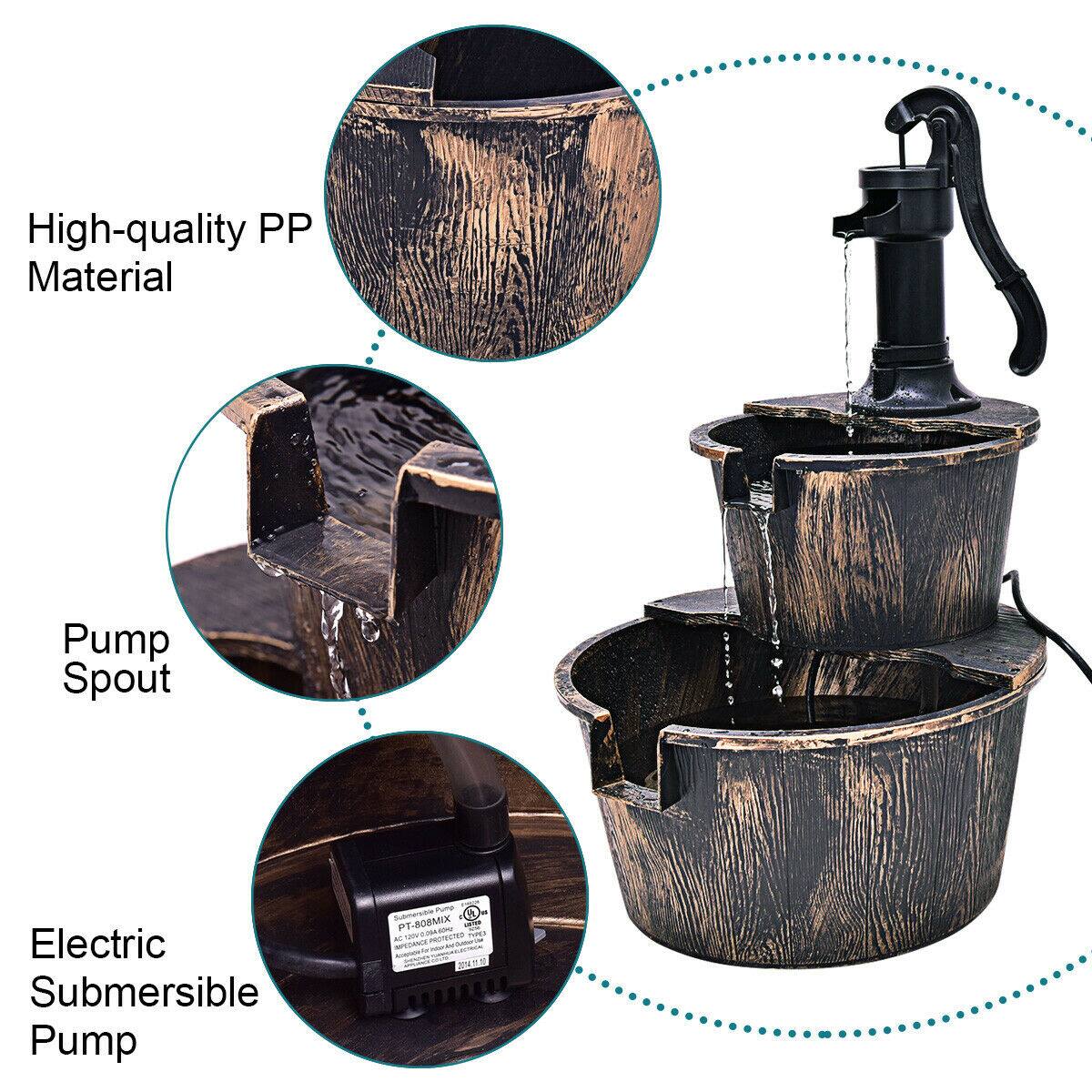 High-quality PP Material  
Pump Spout  
Electric Submersible Pump  
PT-BORMIX