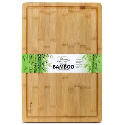 Heim Concept - ORGANIC BAMBOO CUTTING BOARD - www.heimconcept.com