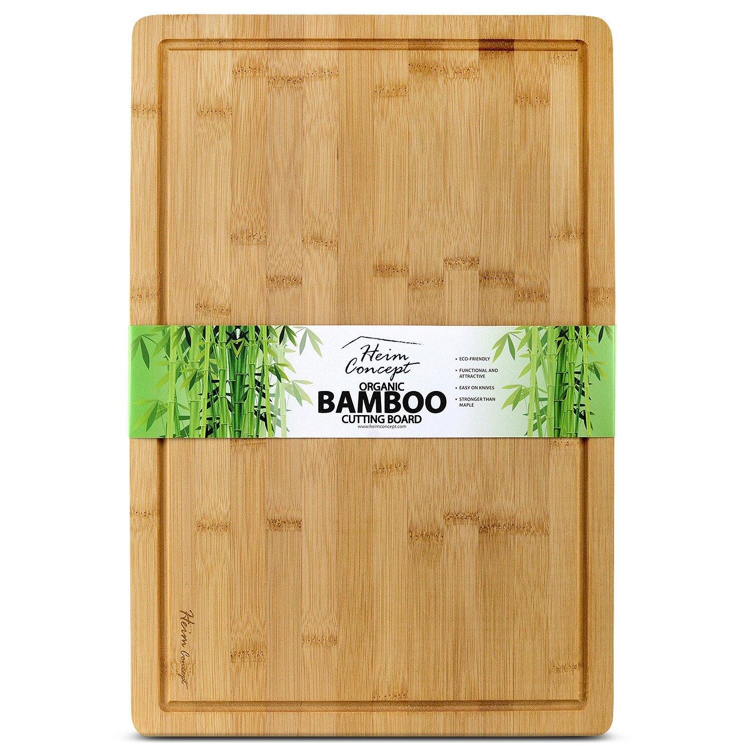 Heim Concept - ORGANIC BAMBOO CUTTING BOARD - www.heimconcept.com
