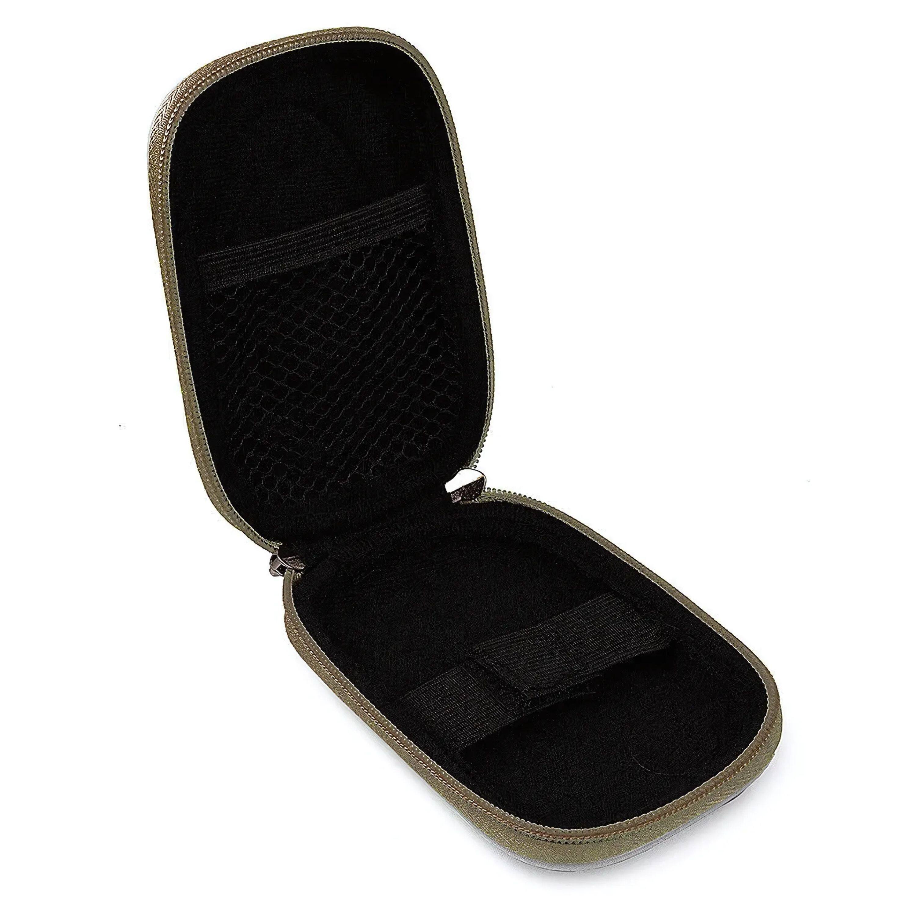 Left. Kitcheniva - Compact Digital Camera Case Pouch With Clip For Sony W800 WX350 W830 - Metal.