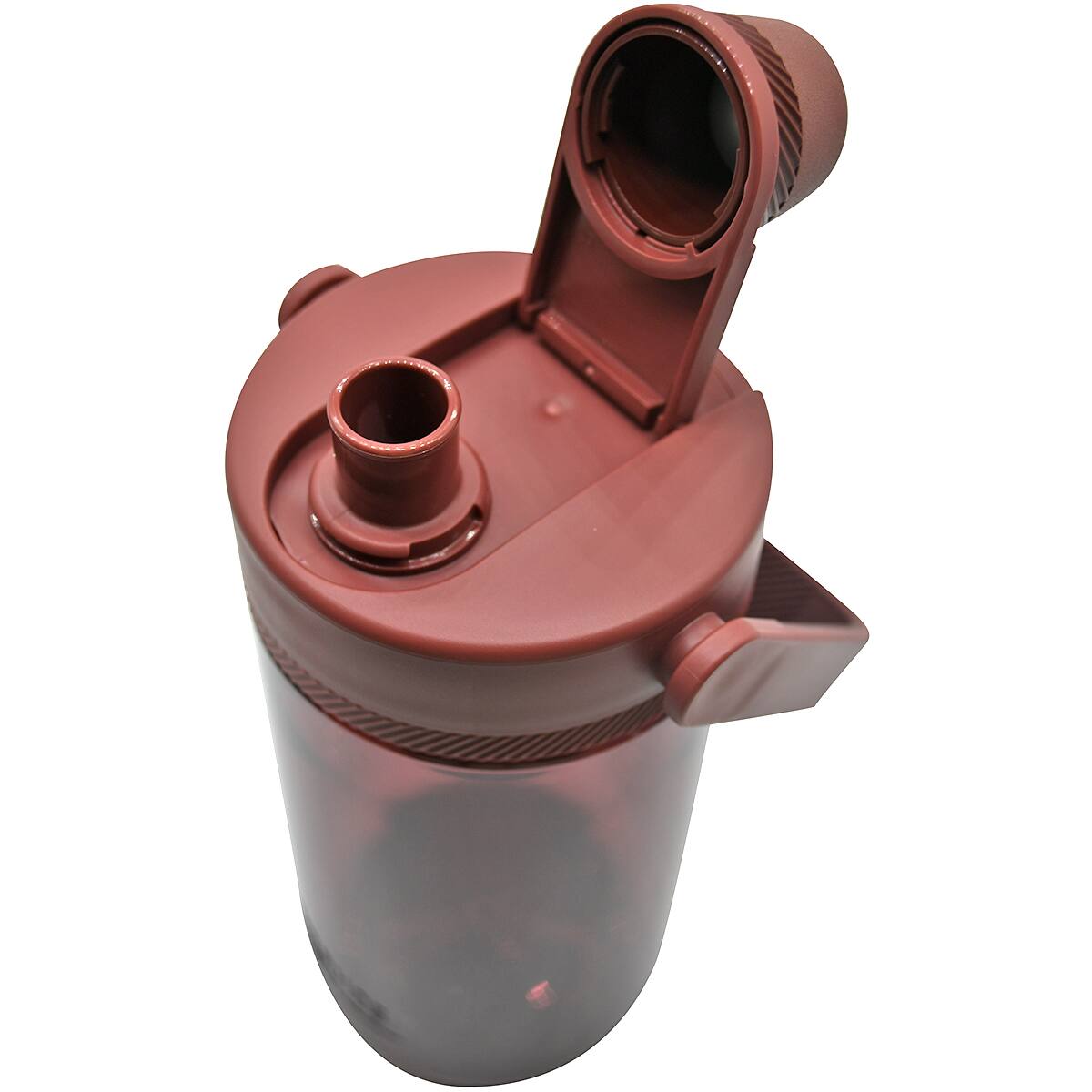 Alt View 5. Thermos - Thermos 40 oz. Alta Hard Plastic Hydration Bottle w/ Spout - Rosewood Red - Red.