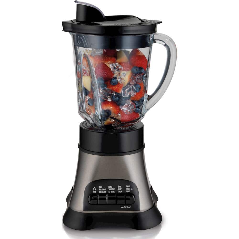 Alt View 12. Hamilton Beach - Wave Crusher 40-Oz. Blender - Gray.