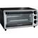 Angle. Hamilton Beach - 4-Slice Toaster Oven - Black, Silver.
